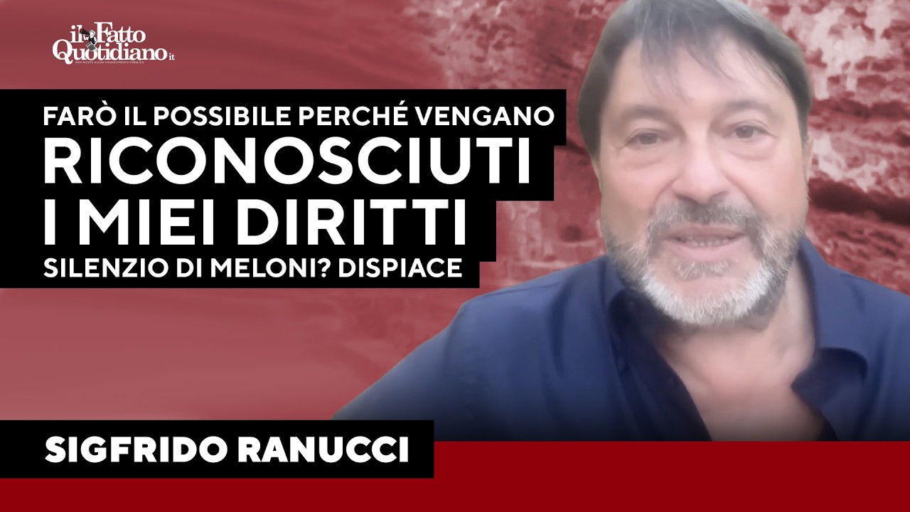 Ranucci: “Farò il possibile affinché vengano riconosciuti i miei diritti”