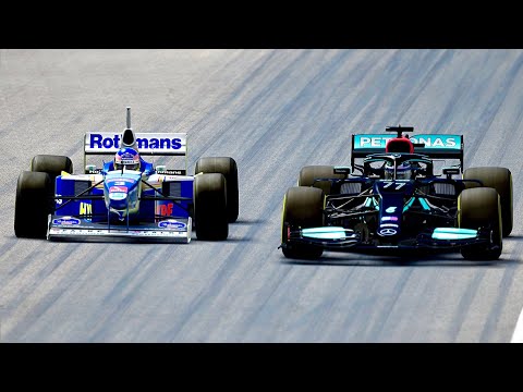 Mercedes F1 2021 vs Williams F1 1997 at Monza GP