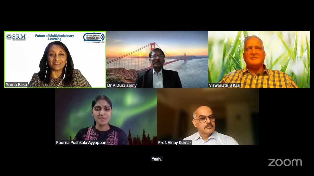 SRMIST & The Hindu Present A Webinar on 'Future of Multidisciplinary Learning'