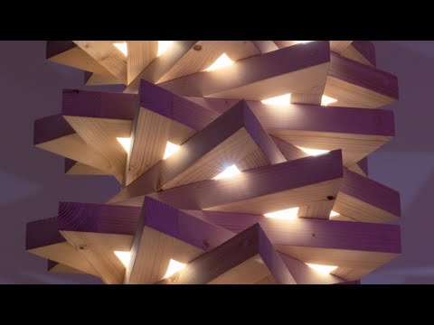 Sound Responsive Light Sculpture - FUTURETRO - 'Radiate Love' - Part 1