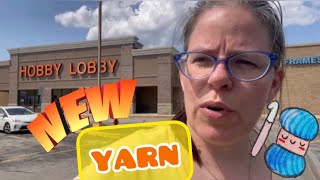 NEW Yarn! @LionBrandYarn @premieryarns #newyarn #yarnshopping #hobbylobbyshopping #yarnlover #yarn