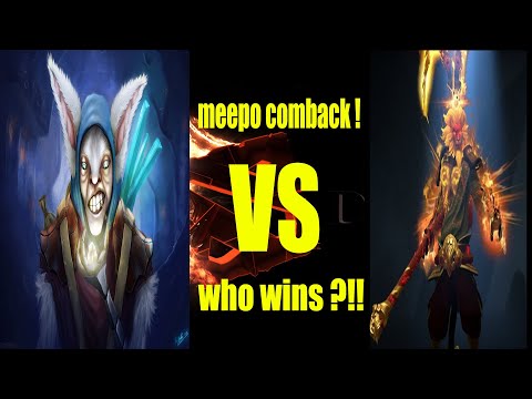 MEEPO VS MONKEY KING MID ! INSANE COMBACK FROM MEEPO OLD META 7.29 CHECK IT OUT HOW TO DEAL WITH MK