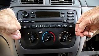 Ford Taurus Radio,Headlight Switch, Instrument Cluster Removal