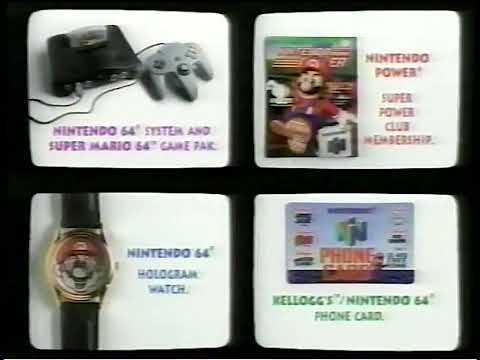 K-Mart Kellogg's Nintendo 64 Video Game Contest Ad (1996)