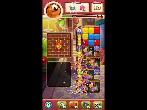 Toon Blast Level 8161 - NO BOOSTERS 🐻🐺🐱 | SKILLGAMING ✔️