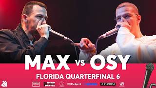 Max 🇮🇱 vs OSY 🇫🇷 | Florida Beatbox Battle 2026 | QUARTER FINAL #6