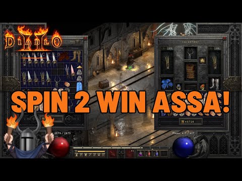 Diablo 2 Assassin Guide: WHIRLWIND | Shred everything with a Chaos Claw! (Including your Gold stash)