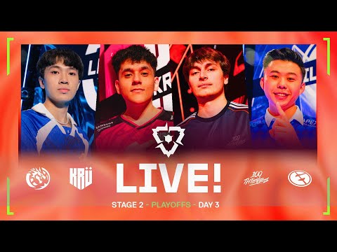 LEV vs. KRU | 100T vs. EG - VCT Americas Stage 2 - Playoffs Day 3