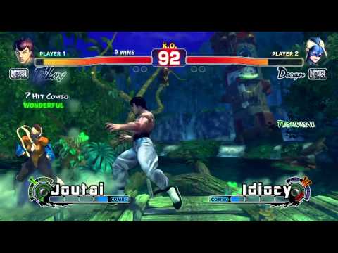 USF4 (2/2) - Joutai (Yang/Fei Long) vs Idiocy (Bison/Decapre)
