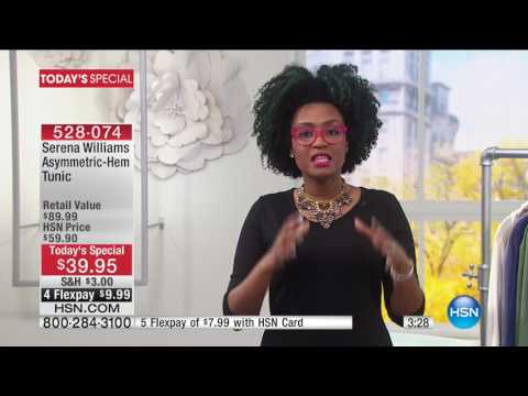 HSN | SERENA WILLIAMS Signature Statement Fashions 03.01.2017 - 12 PM