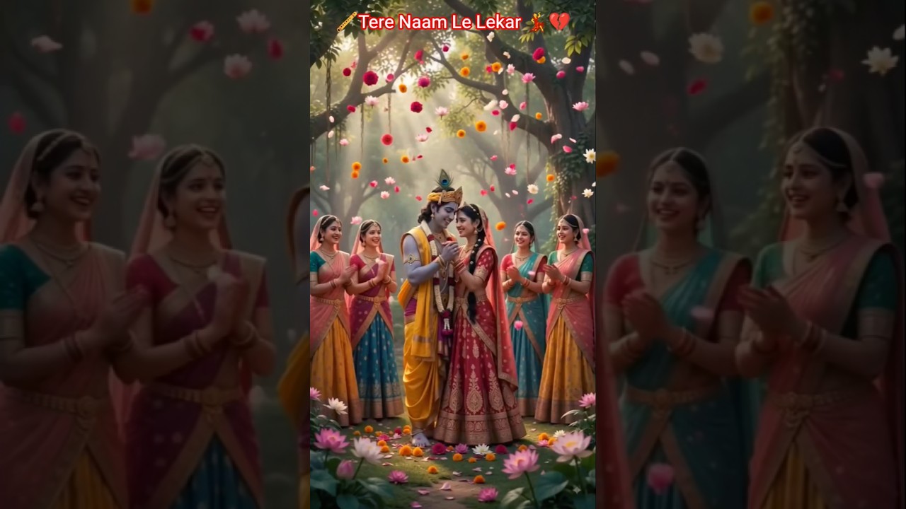 🪈Tera Naam Le Lekar Chere Mujhe Sakhinya #sorts # Bhakti #love #Sort #radhakrishna
