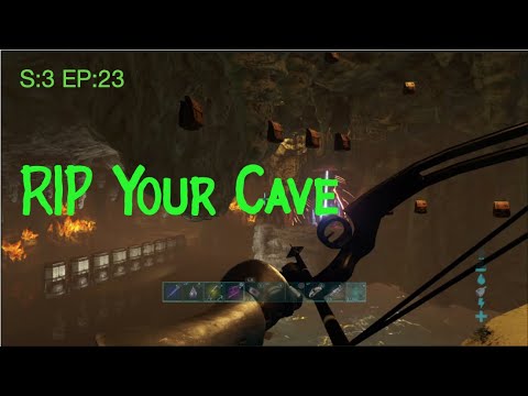 Raiding A Tek Cave S:3 EP:23 small tribes, tek raid, duo raid, xbox, pvp, loot