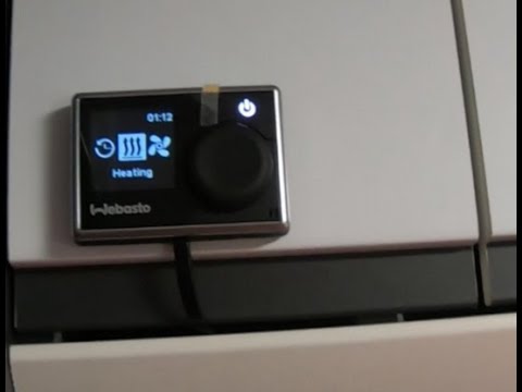 Webasto diesel heater smart controller install on Adria Twin