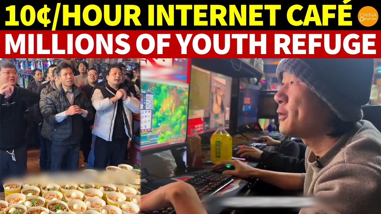 No Jobs, No Money, No Hope! Millions of Chinese Youth Flock to Internet Cafes to “Lay Flat”