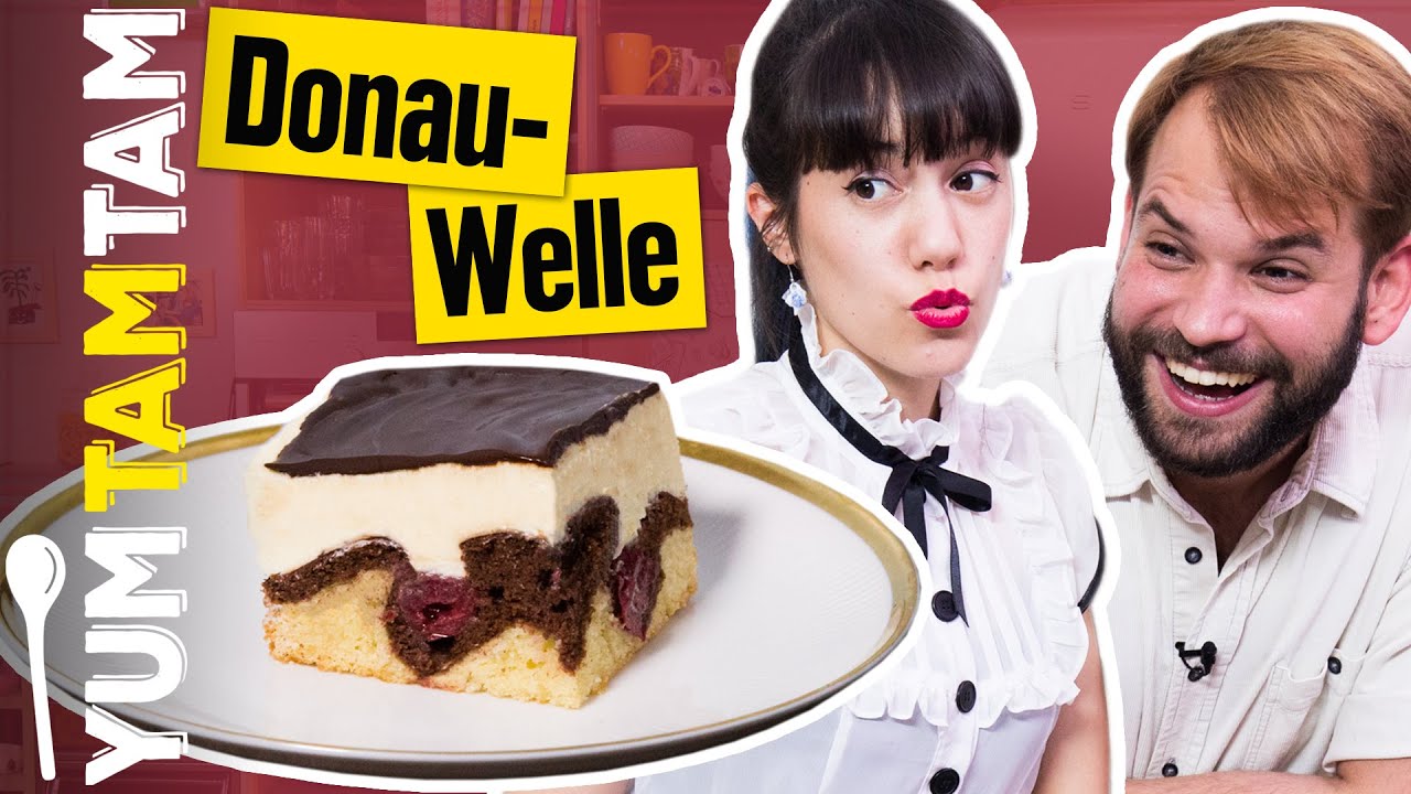 Klassische Donauwelle Mit Kirschen Und Buttercreme