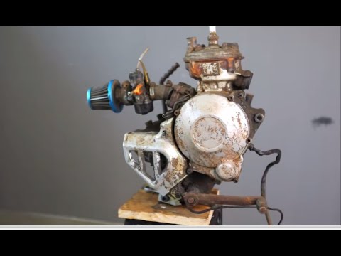Repairing the scrapped Yamaha DT50 engine, this is the strongest mechanic, and it can be repaired di