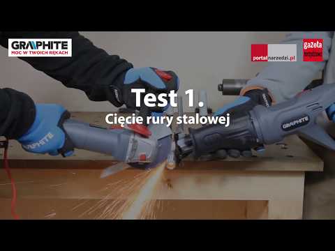 Tiesinis pjūklas Graphite 58G971; 900 W video