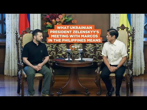 RAPPLER RECAP: What Ukrainian President Zelenskyy's meeting with Marcos in the Philippines means