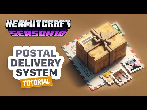 How to build the Hermitcraft mail delivery system - Tutorial & world download