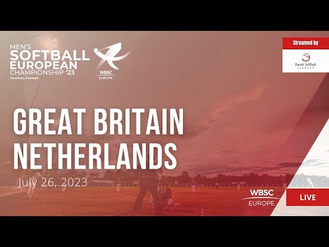 23 Men's Softball European Championship: Great Britain VS Netherlands
