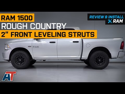 2012-2018 Ram 1500 Rough Country 2" Front Leveling Struts Review & Install
