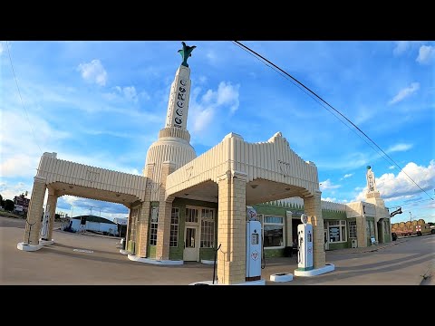 Along Route 66 in Shamrock Texas