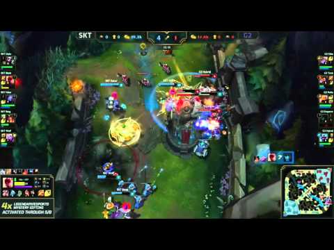 Mid-Season Invitational - SKT Vs. G2 - Tower Dive