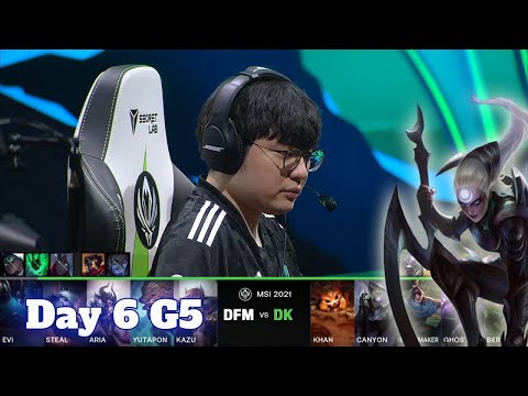 DFM vs DK - Day 6 LoL MSI 2021 Group Stage | Detonation FM vs DAMWON Gaming full game