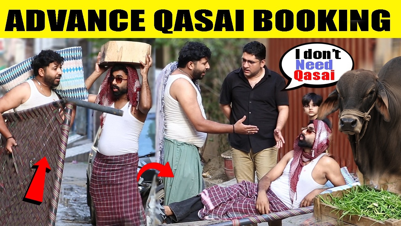 Advance Qasai Booking Prank || by Sharik & Iqbal Malik on @sharikshah