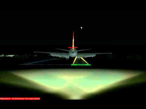 Pouso visual em SBBR PISTA 11R