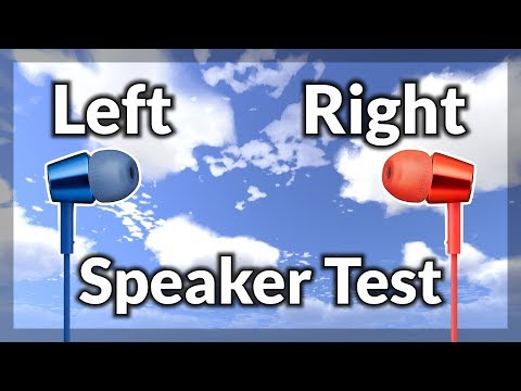 Speaker Headphones Left And Right Test Are They Connected Correctly