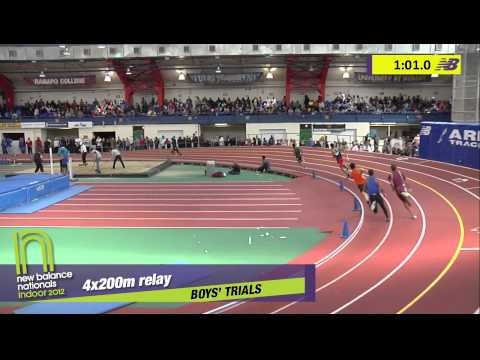 Boys 4x200m Heat 4 - New Balance Indoor Nationals 2012