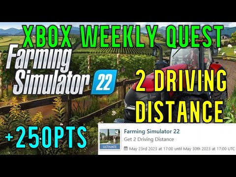 How to Get 2 Driving Distance in Farming Simulator 22 - Xbox Game Pass Weekly Quest