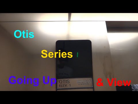 Going Up & View: Otis Series 1 Hydraulic Elevators at Hampton Inn in Webster, TX.