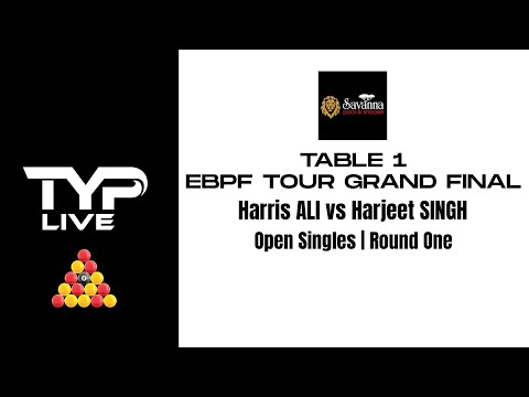 Harris Ali vs Harjeet Singh | Open Round One | EBPF Tour Grand Final | Savannas Manchester