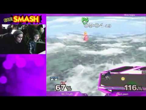 IB|Truth (Shiek, Marth) vs Die-Lawn (Peach) - CriticalSmash Melee (1-7-2017)