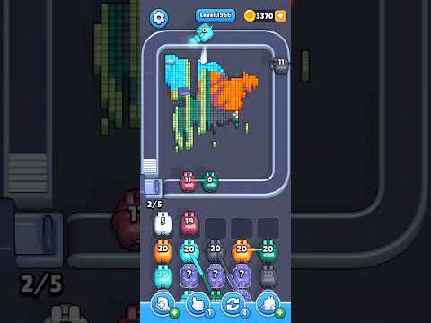 Pixel Flow Level 1966 Walkthrough