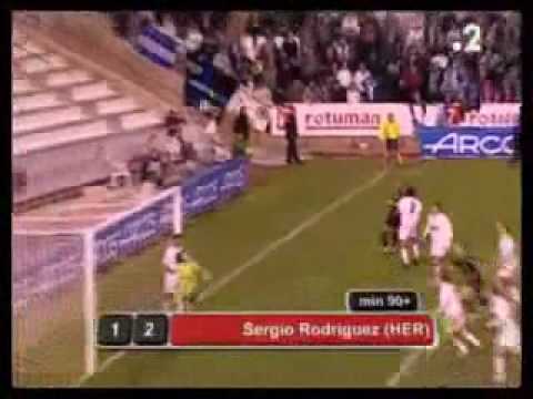 Gol de rodriguez minuto 92. Albacete 1-2 Hercules. Narración de Juan francisco millan