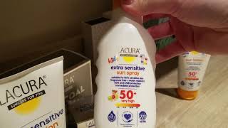 Aldi sunscreen haul