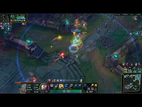 League of Legends URF Hecarim+Yuumi Nidalee one shot