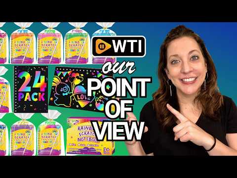 Party Favors for Kids 4-8-12: 24 Pack Scratch Rainbow Art Crafts Notebook | Coloring Book Goodie Bags Stuffers Kit - WTI product video review