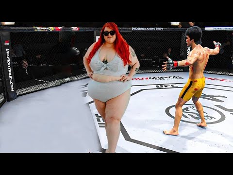 Bruce Lee vs Red Babe ( EA Sports UFC 4 ) wwe mma