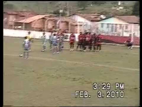 Gol de Falta do Goleiro Ivan do São Domingos FC