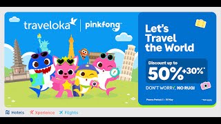 Download lagu Let's Travel The World with Traveloka & Baby Shark mp3
