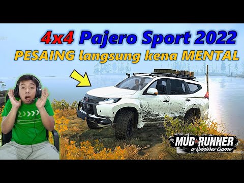 🔴 Spintires Mudrunner : Mitsubishi Pajero Sport Memang Tangguh Car Off Road Gameplay