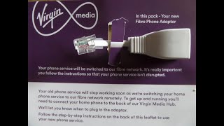 Connecting LANDLINE PHONE to Internet VIRGIN MEDIA or BT Hub