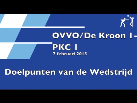 OVVO/De Kroon 1 - PKC 1 - Doelpunten