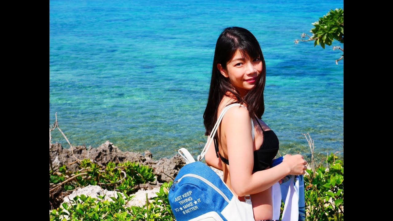 こんなにも美しい沖縄の海 Save amazing Okinawa beach with Japanese Hot Babeh