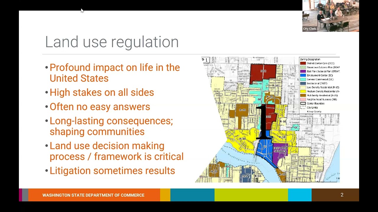 March 31, 2026 Monroe WA City Council/Planning Commission Meeting - Short Course on Local Planning