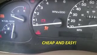 Airbag Light Stays On - Cheap and Easy Fix!